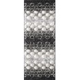 thumbnail image 2 of L Baiet SD267C26 2 x 6 ft. Dixie Shag Runner Rug, Black, 2 of 6