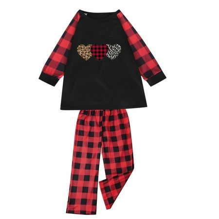 

Yrtoes Christmas Baby Kids Child Printed Top+Pants Family Matching Pajamas Set