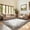 Brown, variant on Large Modern Abstract Rug 9x12 Washable Rug with Non Slip TPR Backing, Soft Non Shedding Floor Covering, Low Pile Thin Foldable Mat, Indoor Carpet for Open Spaces Office, Coffee