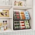2 Pack Stackable Can Rack Organizer for Pantry Storage,Can Dispensers ...