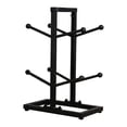 thumbnail image 2 of S SERENABLE Ball Display Rack Iron Freestanding Versatile Ball Shelf for Home Gym Soccer Black, 2 of 9