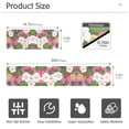 thumbnail image 3 of Yayeee Faucet Mat for Kitchen Sink 14.7" Diatomite Long Splash Guard Pad, White Flowers, 2 Pack, 3 of 7