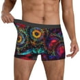 thumbnail image 2 of Kdxio Men's Boxer Briefs with Mandala Colorful Print - Comfortable and Breathable Underwear for Everyday Wear, 2 of 7