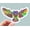 1pcs, variant on Owl Rainbow Colors Nature Sticker