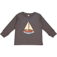 thumbnail image 3 of Inktastic Bar Harbor Maine Sailboat Illustration Boys or Girls Long Sleeve Toddler T-Shirt, 3 of 5
