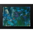 thumbnail image 2 of Monet, Claude 14x11 Black Modern Framed Museum Art Print Titled - Water Lilies, 2 of 5