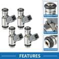 thumbnail image 2 of Inyector de combustible No.2N1U-9F593-KA boquilla de inyección de combustible para FORD KA 2002-2008 1.3 Gris 4 Pcs, 2 of 6