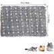 thumbnail image 2 of 3 Pack Small Animal Plush Sleeping Mat - Warm Fluffy Fleece Blanket - Bed Mat For Kitten, 2 of 5