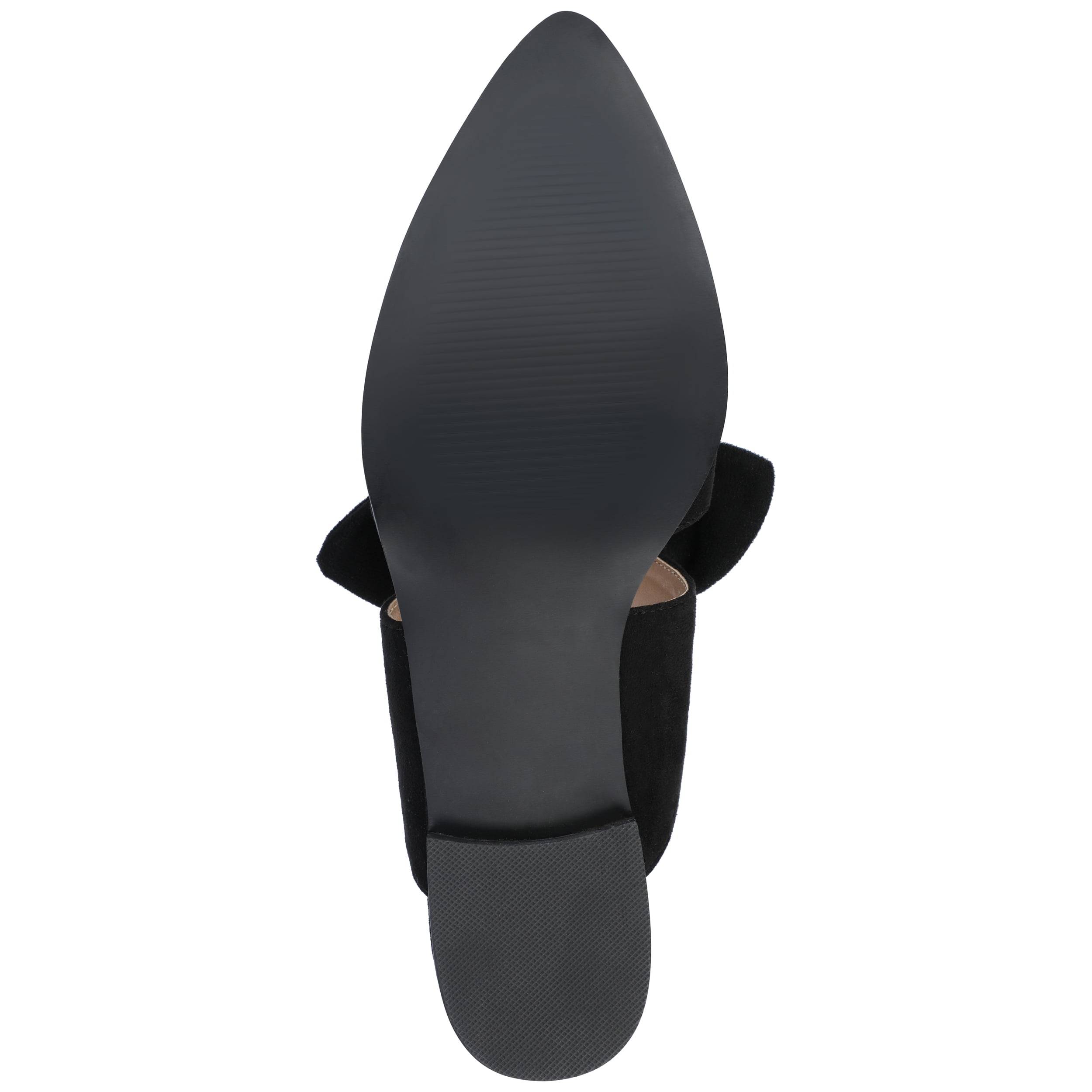 Journee Womens Telulah Narrow Width Slip On Pointed Toe Mule Flats