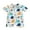 Blue Dinosaur, variant on Bagilaanoe Boys Fashion One-Piece Swimsuit (Boy's), Sizes 0-3 Months