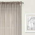 thumbnail image 4 of DFL INC. Multicolor Rod Pocket Sheer Curtains, 104” x 84” (2 Panels), 4 of 5