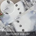thumbnail image 7 of Xmas Berry Winter Snowflake Throw Pillow Cover, Pillowcase Protectors with Zipper, Breathable Decorative Lumbar Pillow Case Cover, Pillow Shams for Couch Sofa 16x24Inch, 7 of 7