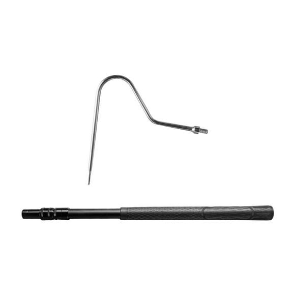 Gancho para serpientes, 58-115 cm, largo alcance, acero inoxidable, profesional, retráctil, portátil, herramienta de manejo de ganchos para reptiles.