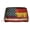 Gold, variant on Waterproof PU Leather Toiletry Cosmetic Bag Vintage German America Flag Portable Travel Makeup Organizer Bag for Women Gold