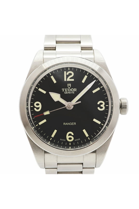 Pre-Owned Tudor Ranger 79950 Black Dial Men's Watch
