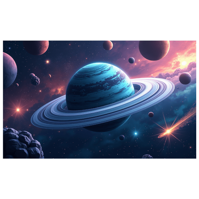 Space Themed Galaxy Backdrop Banner for Event Parties Photo Studio Decoration Celestial Wall Hanging for Weddings Birthdays Classrooms Offices Home Decor