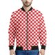 thumbnail image 5 of Chaqueta con cremallera a cuadros con estampado 3D colorido para hombre, sudadera de gran tamaño a la moda, chaquetas de calle para primavera y otoño, abrigos de manga larga, 5 of 5