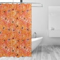 thumbnail image 2 of Rateoe Spider Shower Curtain - Fancy Bathroom Shower Curtain Sets - Waterproof Shower Curtain with Hooks with 12 Plastic Hooks 72x72 Inches, 2 of 5