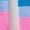 Pink, variant on 1 Pair of Girls' Rainbow Calf Socks