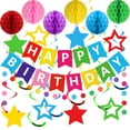 thumbnail image 1 of Decoraciones de cumpleaños meowtastic Happy Birthday Rainbow, 1 of 7