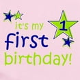 thumbnail image 2 of CafePress - It's My First Birthday Infant Bodysuit - Baby Light Bodysuit, Size Newborn - 24 Months, 2 of 4