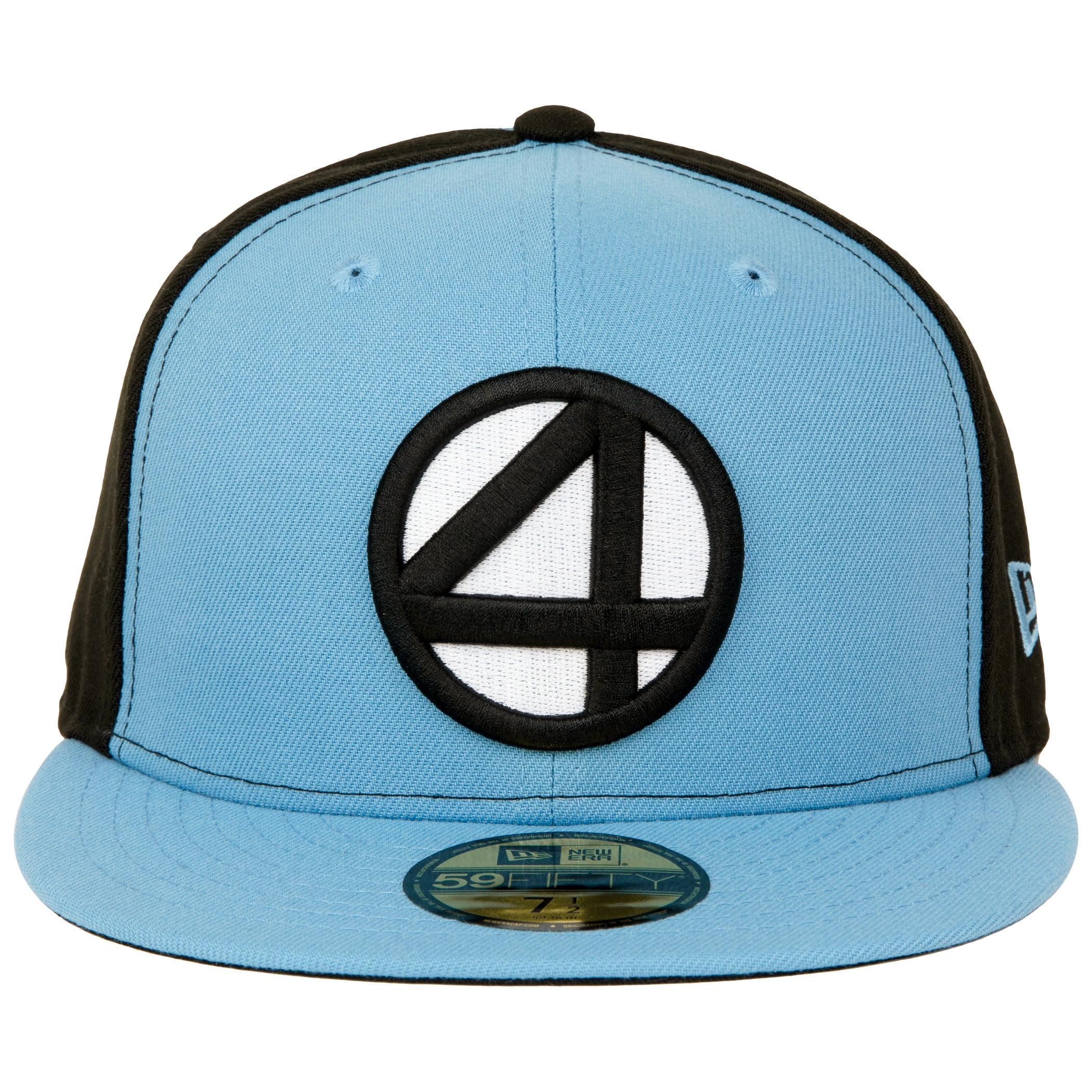 Fantastic 4 Logo Black & Blue New Era 59Fifty Fitted Cap-7 5