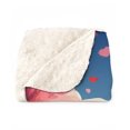 thumbnail image 2 of My Dog Is My Valentine Cute Brittany Spaniel in Gift Box Cozy Sherpa Blanket Brittany Dog Lover Gifts Idea Warm Soft Throw Blanket - 3006, 2 of 5