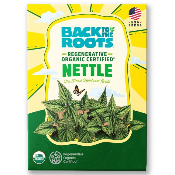 Back to the Roots Regenerative Organic Nettle, 1 Seed packet