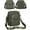 Green#1, variant on Crossbody Bag For Men Small Travel Messenger Bag Business Bag With Multiple Pockets Adjustable Strap Compact