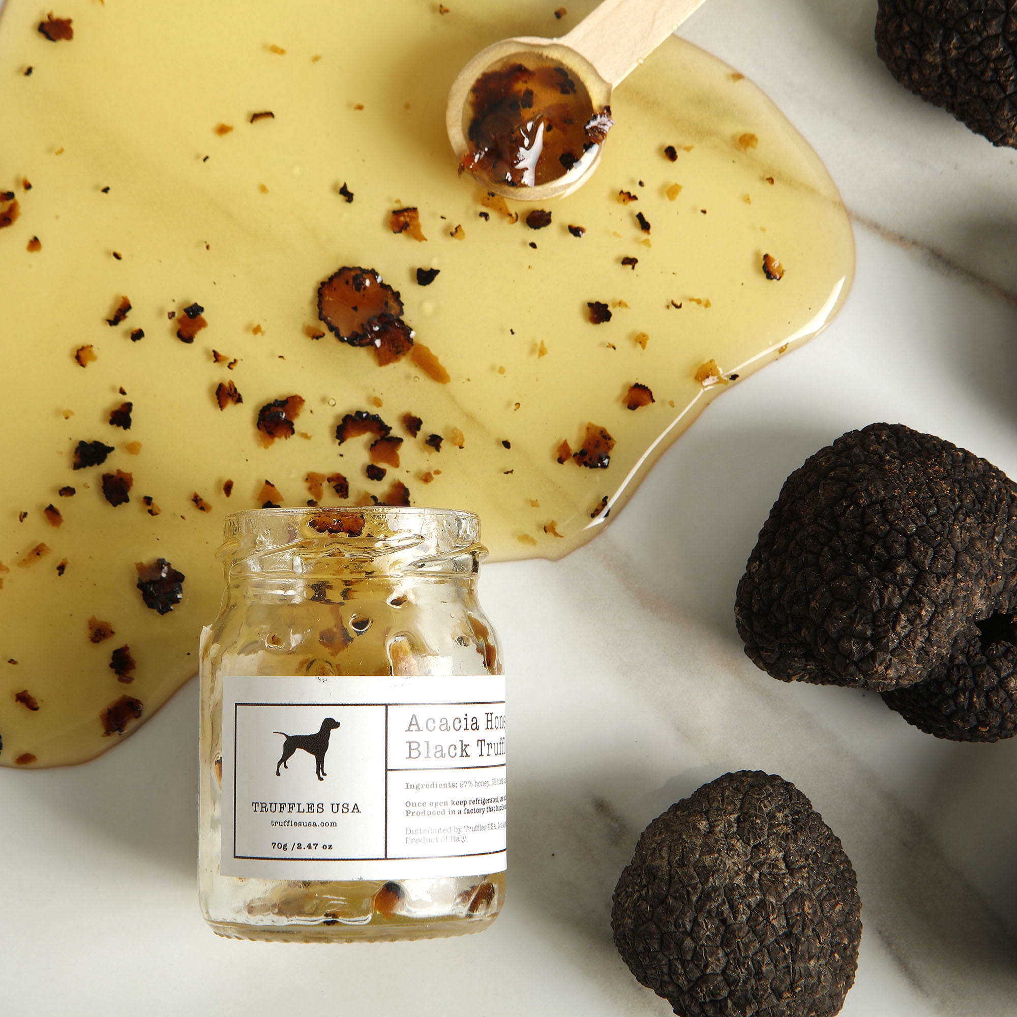 TRUFFLES USA Acacia Truffle Honey 2.47oz 70g Product of Italy