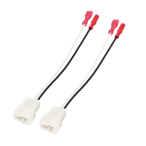 2pcs Car Speaker Connector Harness Adapter 72-9300 White for Nissan Sentra 1987-1990