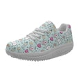 thumbnail image 1 of Zapatos de enfermera para mujer, zapatos de plataforma informales para trabajo en el hospital, cirugía, médico, con cordones, para niñas, aumento de altura, enfermería, 1 of 5
