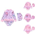 Baby Girl Swimsuit 912 Months Ruffle Polka Dot Soft & Lightweigh Upf — free download