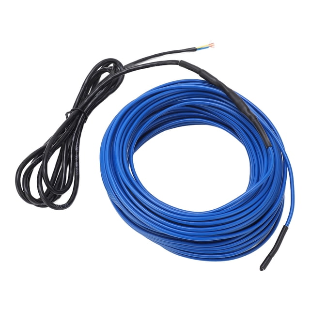 Waterproof Freeze Proofing Heating Cable For Pipes - Rapidly Raises Temperature, Ensures Pipe - 20M Length