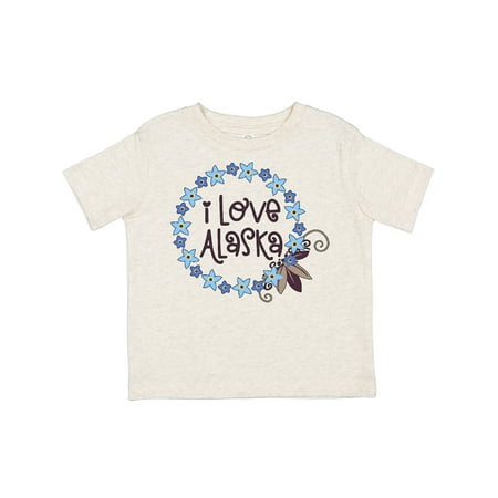 

Inktastic I Love Alaska Forget-Me-Not Flowers Gift Toddler Boy or Toddler Girl T-Shirt