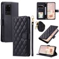 thumbnail image 3 of for Samsung Galaxy S20 Ultra Elegant Phone Case Wallet Pocket with Card Holder for Women,Crossbody Strap Case for Samsung Galaxy S20 Ultra with Strap Lanyard,Magnetic Flip Leather Case,Black, 3 of 10