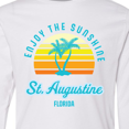 thumbnail image 4 of Inktastic Summer Enjoy the Sunshine St. Augustine Florida in Blue Long Sleeve Youth T-Shirt, 4 of 5