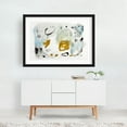 thumbnail image 2 of Resonance Series  Number 14 - Mixed Media Abstract Modern Art Minimalist Geometric Surrealism Black and White Black Framed Wall Art Print 12 x 18 inches, 2 of 4