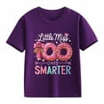 thumbnail image 7 of Gaexia 100 Days of School Girls T Shirts Size 10-12 Crewneck T-Shirt Short Sleeve Cotton Tee Tops Baggy Girls Back To School Clothes Casual Girl Clothes Outifit, 7 of 7
