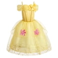 thumbnail image 3 of Girls Princess Dress Kid Frozen Elsa Anna Cinderella Snow White Aurora Belle Rapunzel Cinderella Halloween Party Cosplay Costume, 3 of 5