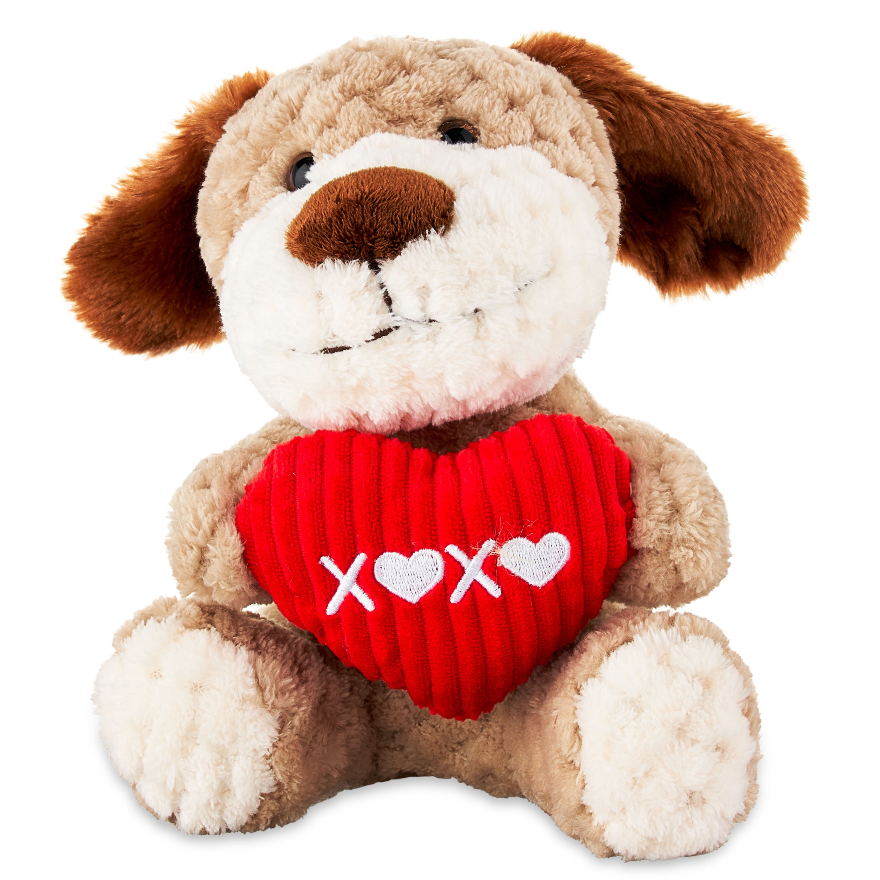 Way to Celebrate! Valentine’s Day 7.25in Plush Toy Soft and Tender, Puppy