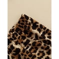 thumbnail image 6 of Qiylii Baby Girl Long Sleeve Heart O-Neck Tops Leopard Ruffle Wide-Leg Pants, 6 of 8