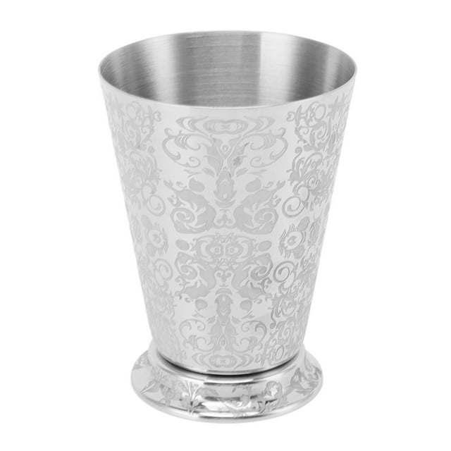 Drinking Glass, Cocktail Cup Engraved Widely Applicable For Home Leaf Pattern Carving,Totem Pattern Carving