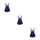 thumbnail image 3 of Qarigey Sexy Backless mujeres Swim Dress Beach Girls traje de baño moda Ladies traje de baño Swimdress ropa 2XL rayas blancas Type1 NO1, 3 of 6