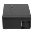 thumbnail image 3 of Mini projecteur noir 1920 x 1080, télécommande, haut-parleur intégré, alimentation USB, portable, pour bureau familial, prise UE 100-240 V, 3 of 4