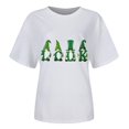 thumbnail image 4 of Wolfast T-Shirts pour Femmes Manches Courtes Mode Féminine Saint-Patrick Imprimé Col Rond Manches Courtes T-Shirt Décontracté Haut T-Shirts pour Femmes Mode, 4 of 9