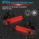 thumbnail image 5 of LED Rear Bike Tail Light 2 Pack, Ultra Bright USB Rechargeable Bicycle Taillights, Waterproof Bike Back Light for Cycling, 5 of 5