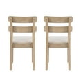 thumbnail image 5 of Powell Davini Upholstered Dining Chair, Natural, 5 of 10
