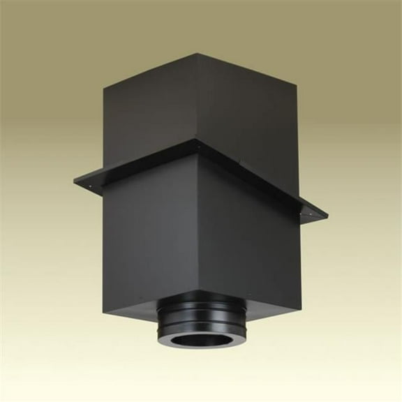 M & G Duravent 6DT-CS24 6 Inch  Dura-Vent Duratech Cathedral Ceiling Support Black  24 Inch  Tall