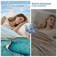 thumbnail image 2 of Teal Ombre Cooling Blanket, Lightweight Breathable Summer Throw Blanket with Double Sided Cold Effect, Modern Marble Ink Painted Abstract Picnic Beach Blankets Bed Sheet for Hot Sleepers 30"x40", 2 of 8